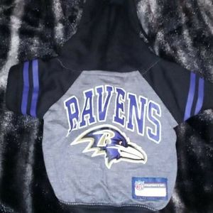 Ravens small dog hoodie